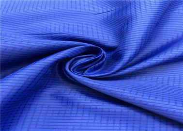 ผ้าโพลีเอสเตอร์ป้องกันไฟฟ้าสถิตย์ 100% โพลีเอสเตอร์ผ้ารัดผ้าตาข่ายลวดลายมีความคงทนต่อสีสูง