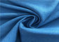 สีฟ้าสิ่งทอลายทแยงจางทนผ้ากลางแจ้งความคงทนของสีที่ดีระบายอากาศสำหรับเสื้อหนาว