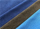 สีฟ้าสิ่งทอลายทแยงจางทนผ้ากลางแจ้งความคงทนของสีที่ดีระบายอากาศสำหรับเสื้อหนาว